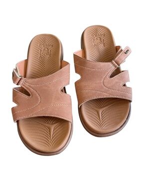 KuaiLu Comfort Slide Sandals Adjustable Strap Lightweight Cushion Footbed 11